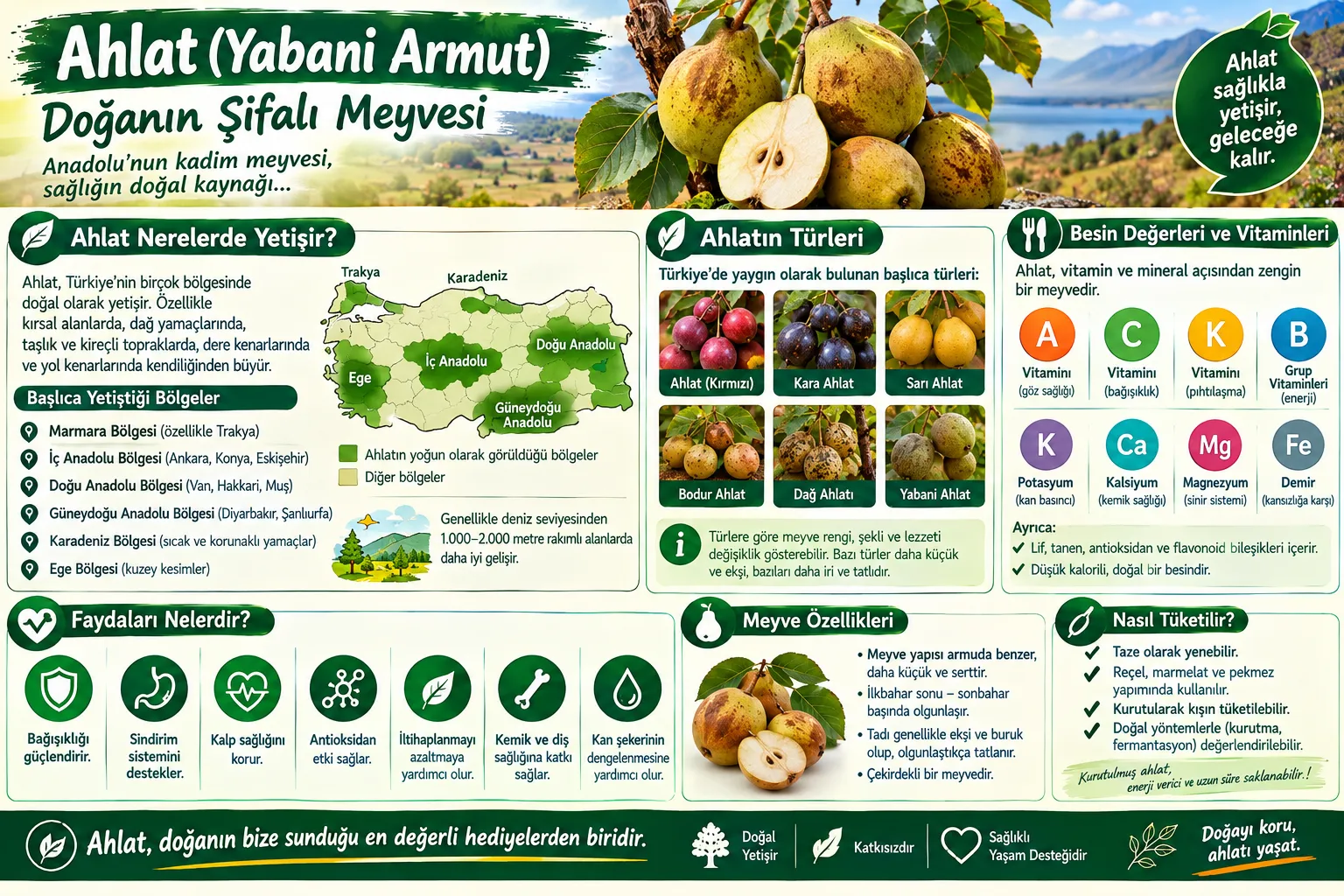 Ahlat Yetiştiriciliği: Yabani Armut