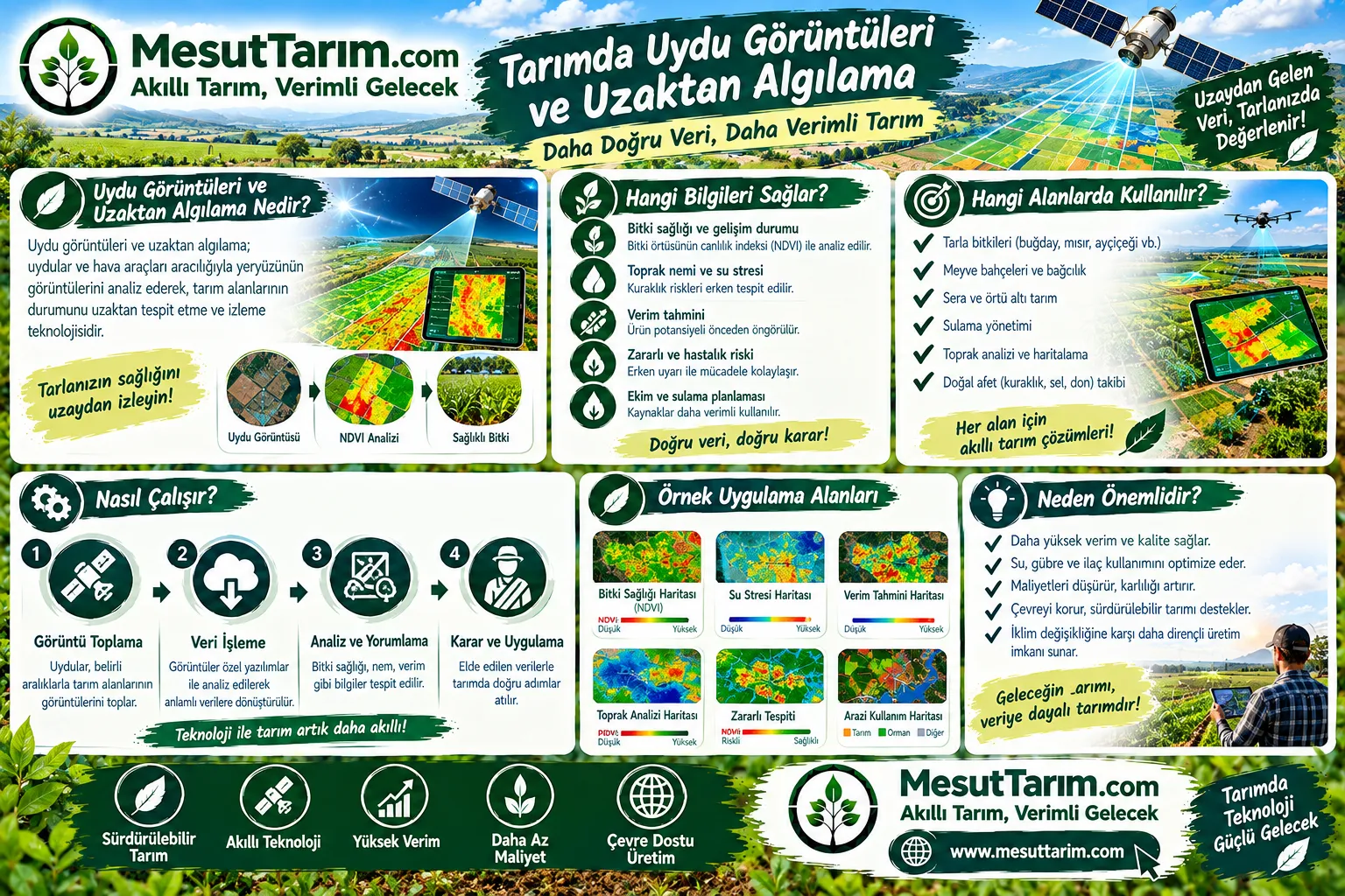 Tarımda Uydu Görüntüleri ve Uzaktan Algılama