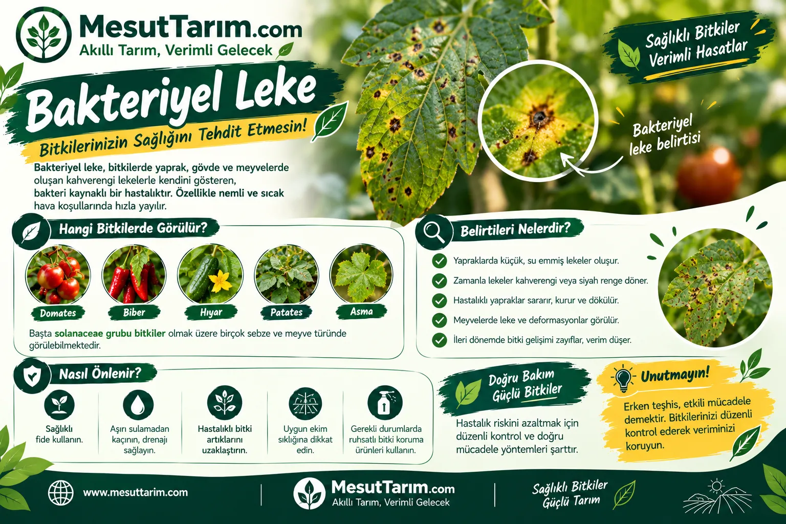 Bakteriyel Leke Hastalığı ve Mücadelesi