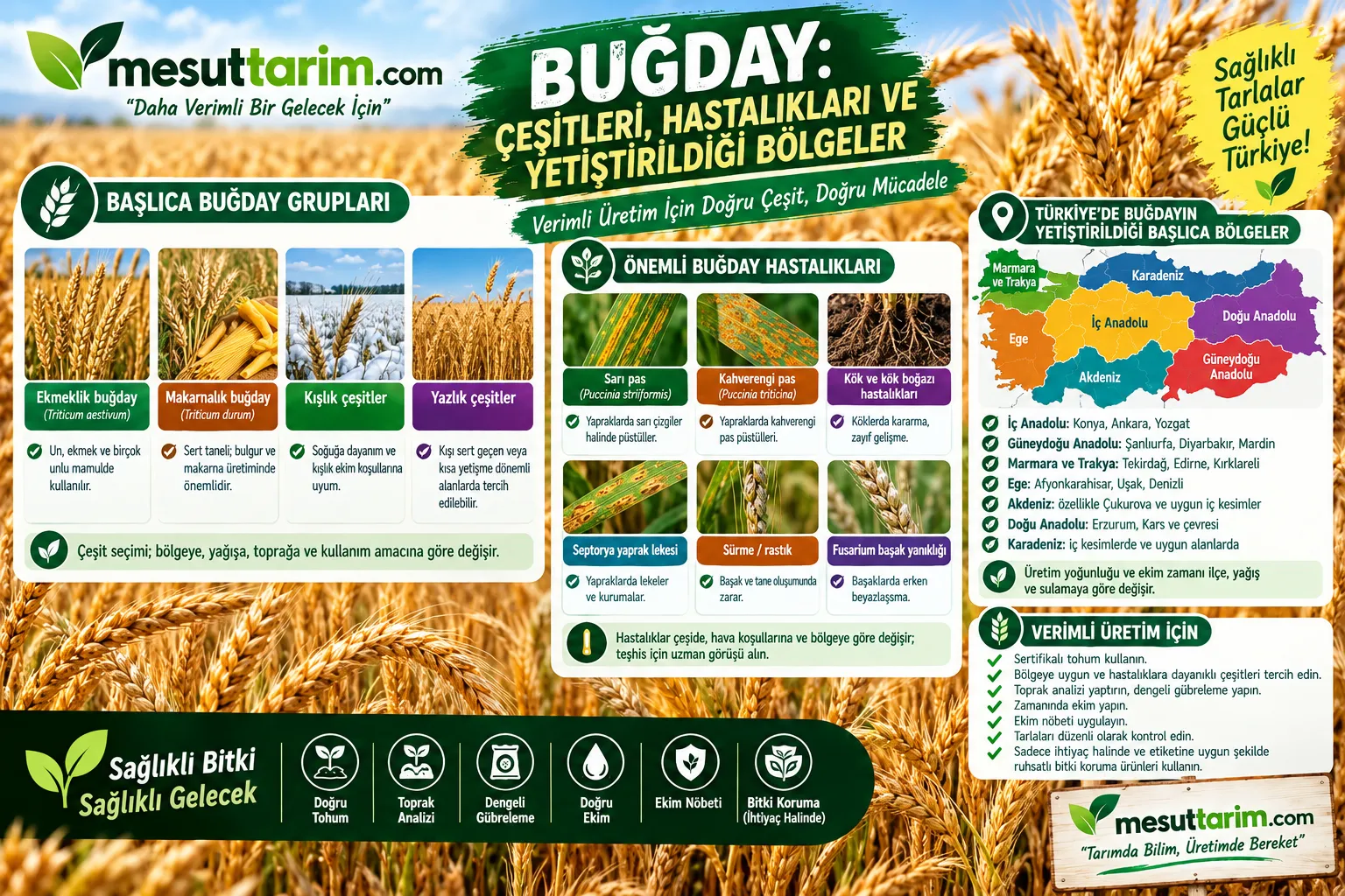 Buğday Çeşitleri, Yerli Irklar ve Buğday Yetiştiriciliği