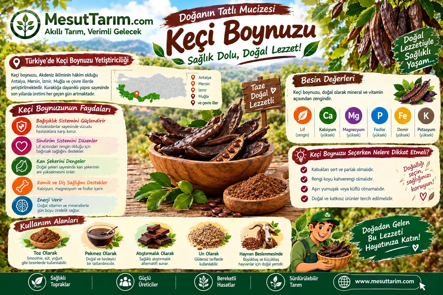 Keçiboynuzu (Harnup) Yetiştiriciliği