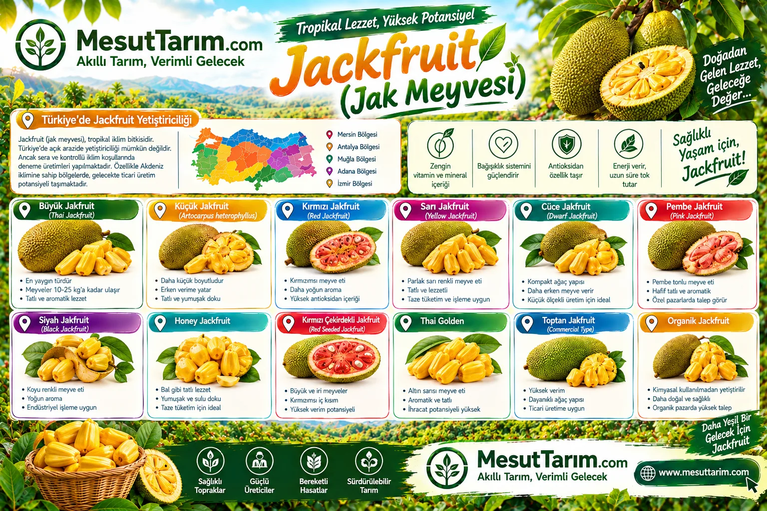 Jackfruit – Jak Meyvesi Yetiştiriciliği