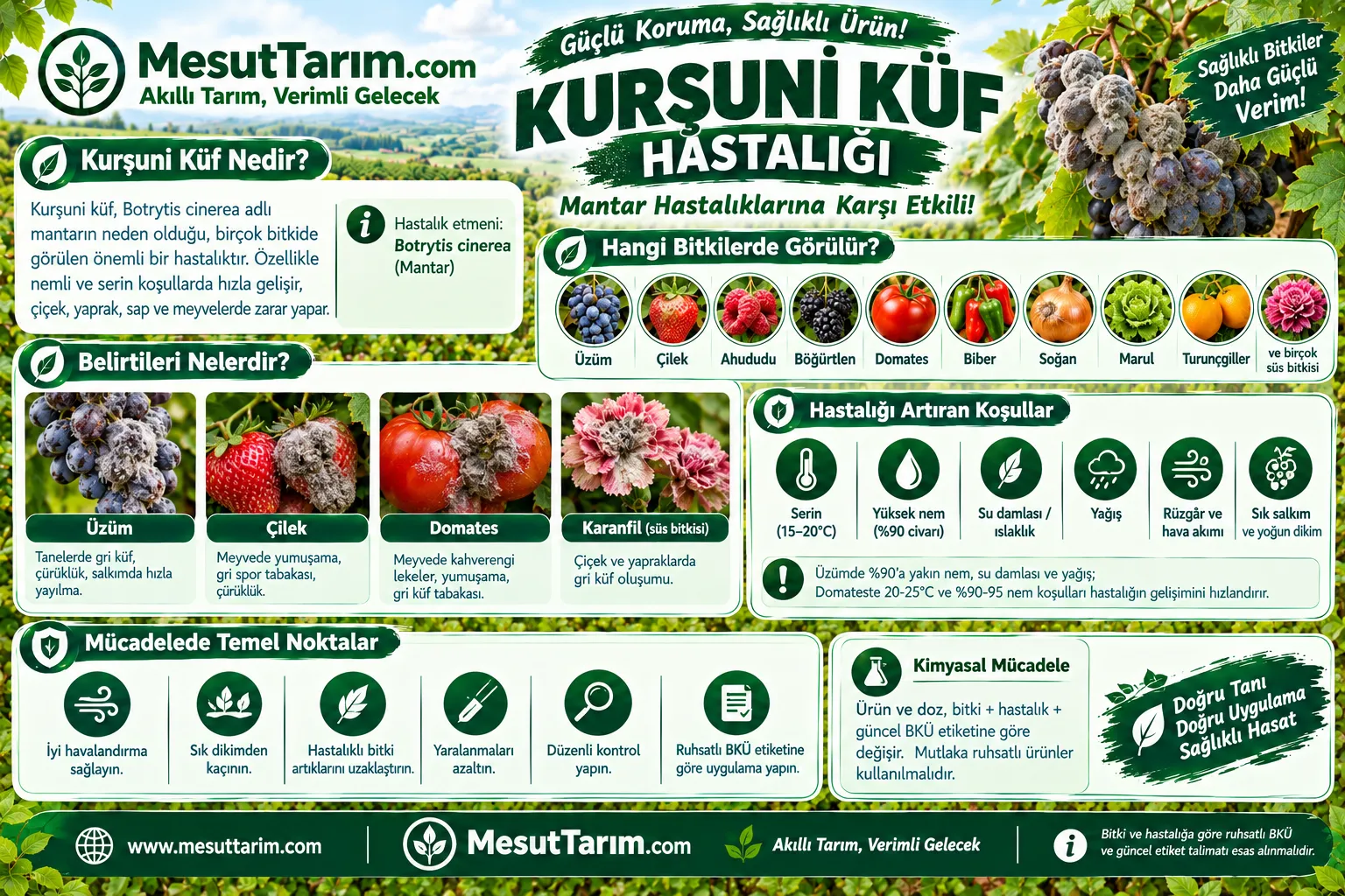 Kurşuni Küf Hastalığı ve Mücadelesi
