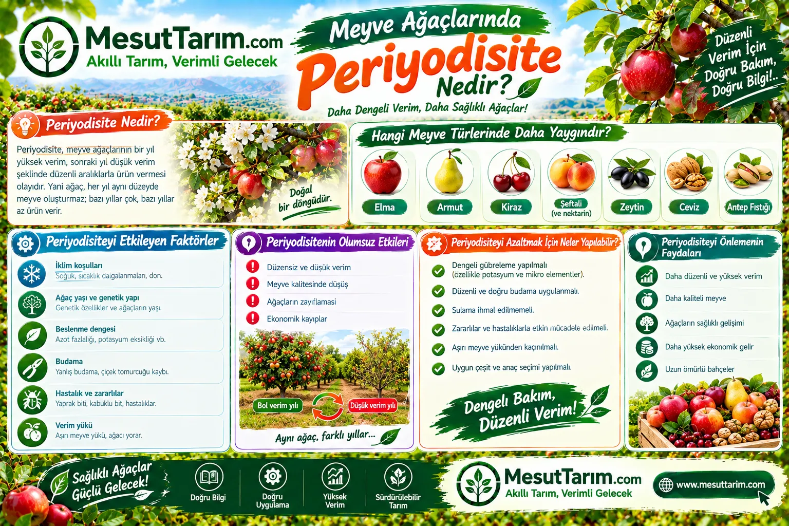 Meyve Ağaçlarında Periyodisite Nedir? Nedenleri ve Çözüm Yolları