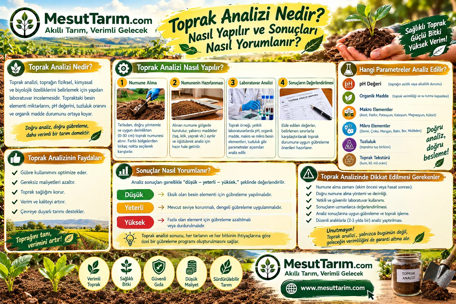 Toprak Analizi Nedir? Nasıl Yapılır ve Sonuçları Nasıl Yorumlanır?