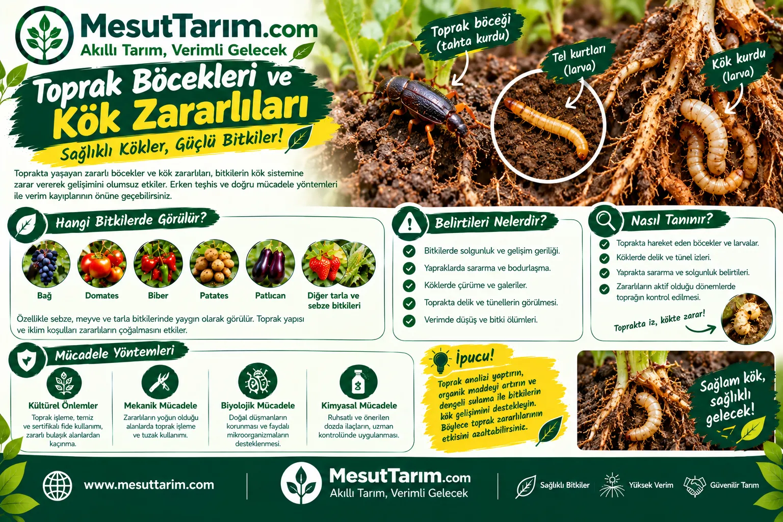 Toprak Böcekleri ve Kök Zararlıları