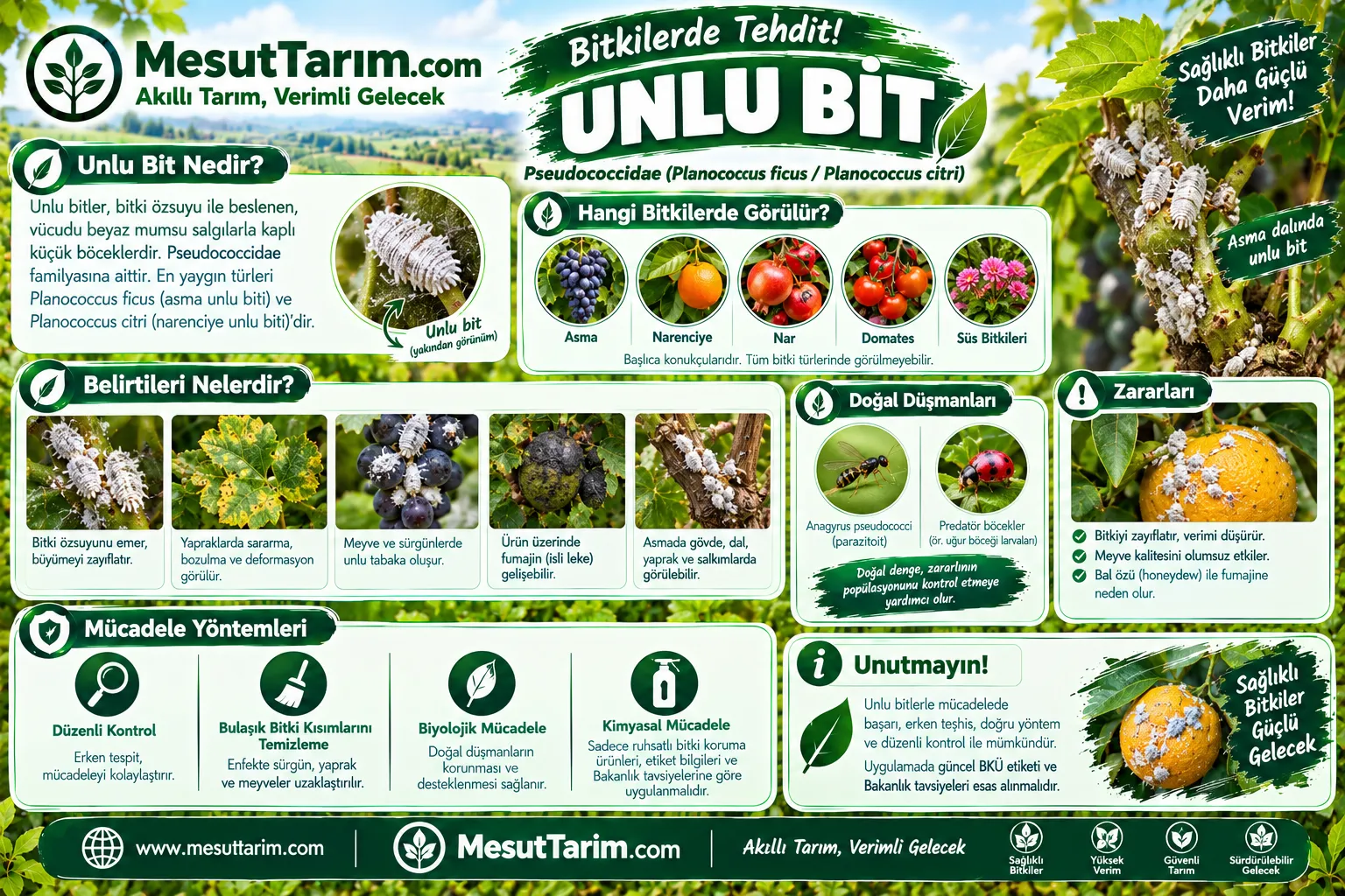 Unlu Bit Hastalığı ve Mücadelesi