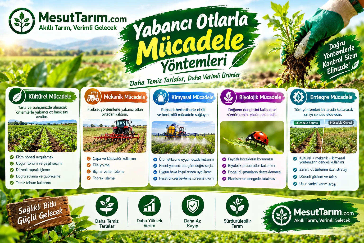 Yabancı Otlarla Mücadele Yöntemleri