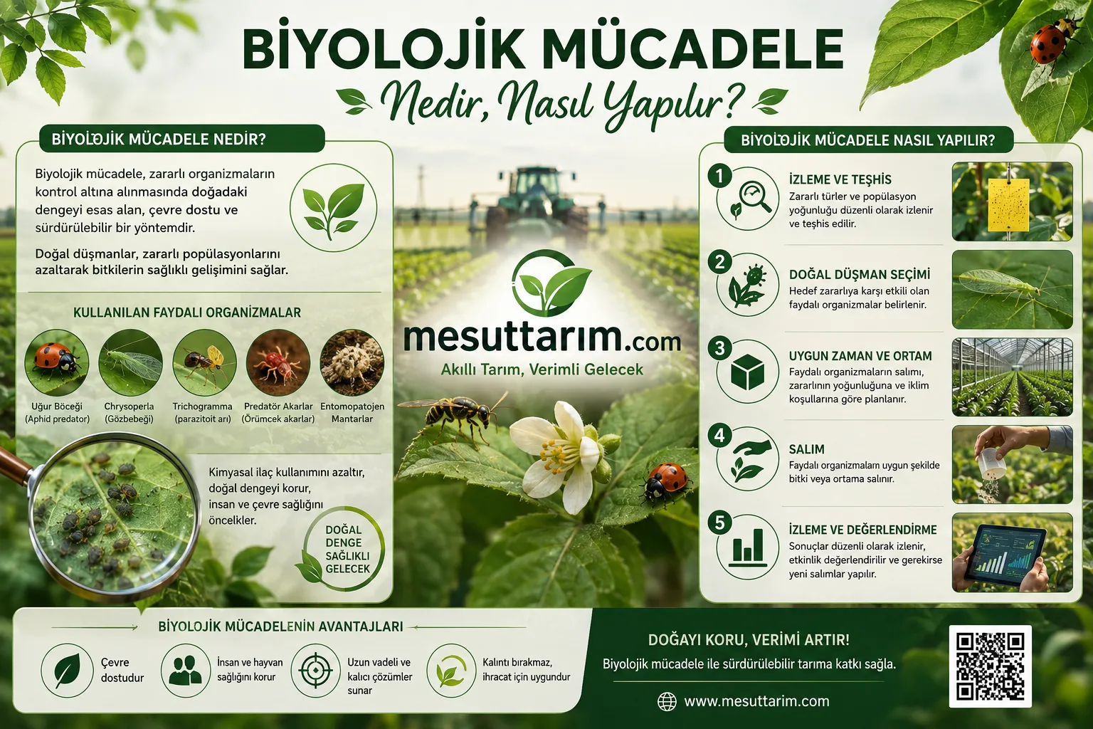 Biyolojik Mücadele Nedir, Nasıl Yapılır?