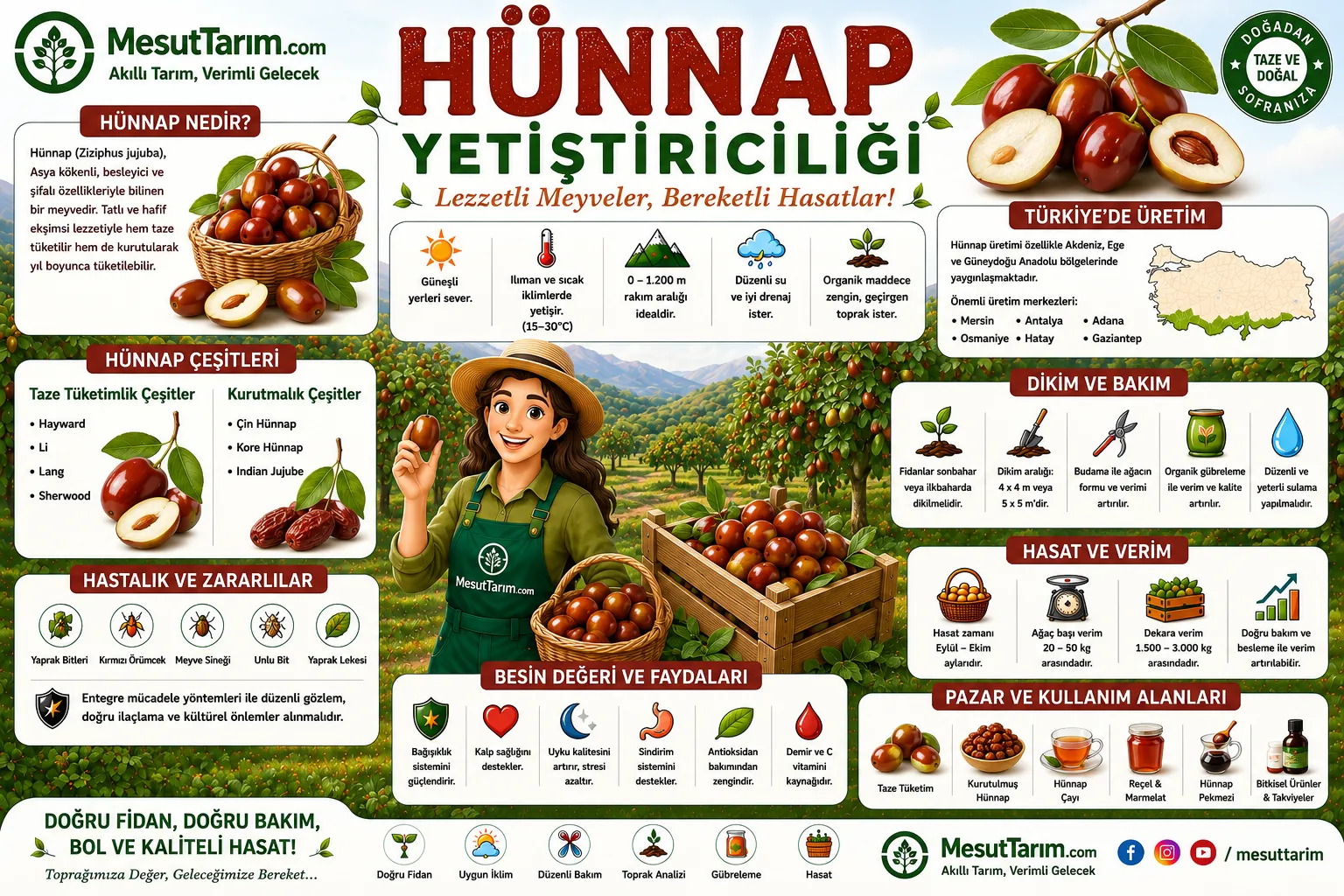 Hünnap Meyvesi (Çin Hurması)