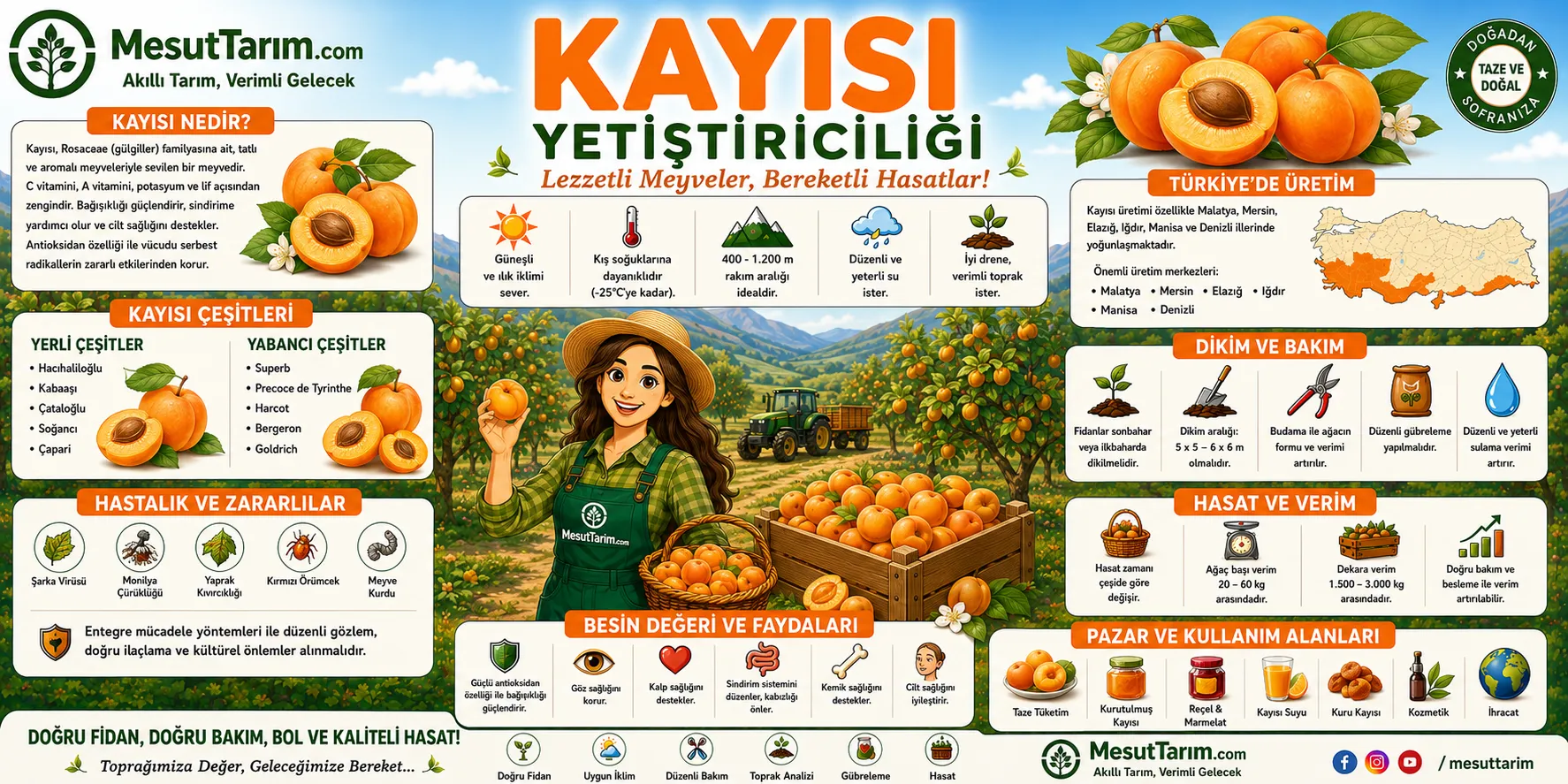 Kayısı Yetiştiriciliği (Prunus armeniaca)